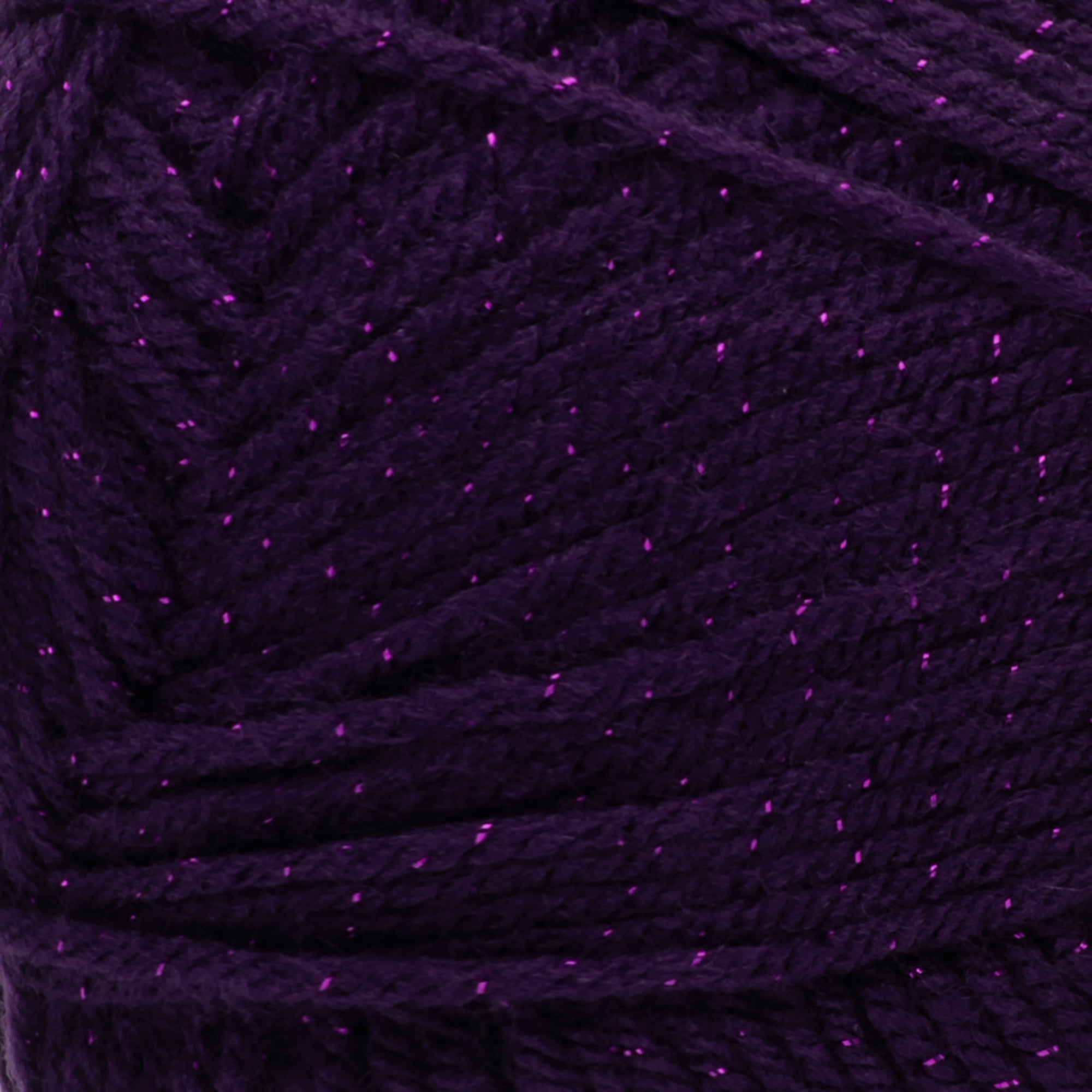 Red Heart® Comfort® #4 Medium Acrylic Yarn, Purple(Shimmer) 12oz/340g 649Yd (2Pk)