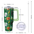 thumbnail image 2 of 30 oz Halloween Pumpkin Spider Tumbler Insulated Stainless Tumbler, Cute Bat Ghost Coffee Cup Water Bottle, Holiday Gift for Girls, 2 of 5