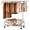 Silver, variant on WATIOWL 650 lbs Heavy Duty Rolling Clothes Rack for Hanging Clothes, Adjustable Metal Garment Rack with 2 Shelves, Black (Percheros para Ropa)