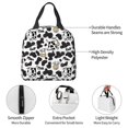 thumbnail image 5 of Defioc Cow Print Lunch Box,Lunch Bag for Women Men Reusable Insulated Lunch Tote for Work/Office/Picnic/Travel, 5 of 6