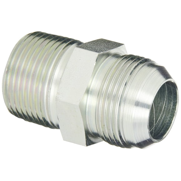Eaton Weatherhead C5205X16 Carbon Steel SAE 37 Degree (JIC) Flare-Twin Fitting, Adapter, 1" NPT Male x 1" JIC Male