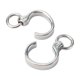thumbnail image 1 of Anillo para Patas de Pájaro 10 Piezas de Acero Inoxidable Pinzas para Patas de Loro Accesorios para Actividades de Entrenamiento de Moscas Al Aire Libre para Pájaros ANGGREK Otros, 1 of 8