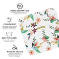 thumbnail image 4 of Balery 4 Pcs Pretty Floral With Leavesleather Coasters Set, Drink Table Cup Coasters For Living Room Kitchen Coffee Decor, 4 of 9