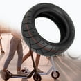 thumbnail image 2 of 11 Inch 100/55-6.5 Tubeless Electric Scooter Tire - Puncture-Proof Solid Tire for Road & Rough Terrain, Wear-Resistant Rubber with Grooved Grip Design, 2 of 8