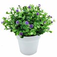 thumbnail image 1 of Plantas artificiales Flores artificiales Simulación Orquídea Eucalipto Plantas en macetas Plantas verdes Decoración del hogar Decoraciones de ventanas Pequeñas plantas en macetas (púrpura) 1 Sailing Electrónica, 1 of 5