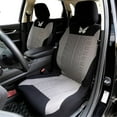 thumbnail image 6 of Full Set 5 Seat Car Seat Cover Set, Butterfly Printing Embossing Breather Car Cushion Case Covers, Accessories Interior Covers, Seat Covers for Universal Car, Truck, SUV, Khaki, 6 of 7