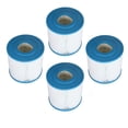 thumbnail image 3 of Pool Filter, 4Pcs PP Polyester Fiber Cloth Folded Design Thickened Filter Membrane Strong Suction Filter  Sun   Mechanical Properties  End  Sealing Hot Tub Filters, 3 of 8