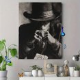 thumbnail image 4 of Qisvanset 12x16 Inch Cosmic Nebula Eye Canvas Print Wall Art, 4 of 5