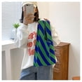 thumbnail image 2 of Uraqt Bolso de mano para mujer, bolso cruzado, tres bolsos casuales elegantes de verano para mujer azul verde, 2 of 8