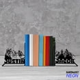 thumbnail image 4 of Handmadetneonsign Chicken Peeking Metal Bookends, Chicken Farm Name Bookend, Chicken Table Bookshelf Decor 78270, 4 of 4