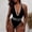 c01Black, variant on Swimsuits for Women Trendy Deep V One Piece Bathing Suits Backless Cheeky Swimwear Thong Bikini Beach Wear Black L