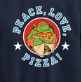thumbnail image 3 of Teenage Mutant Ninja Turtles - Peace Love Pizza - Youth Crewneck Fleece Sweatshirt, 3 of 5