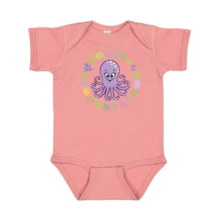 

Inktastic Octopus Cute Girls Outfit Gift Baby Girl Bodysuit