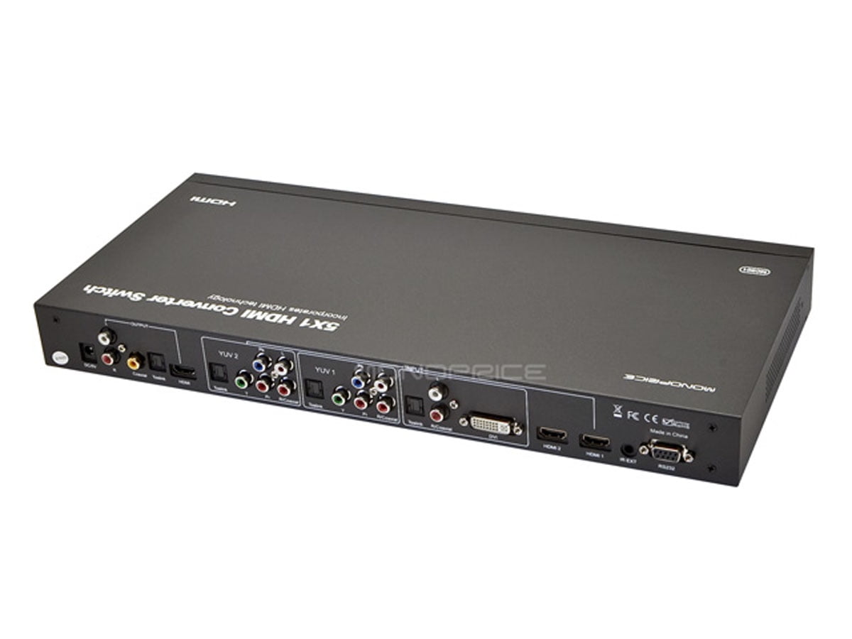 Monoprice 8146 5 x 1 Digital And Analog Audio & Video To HDMI Converter
