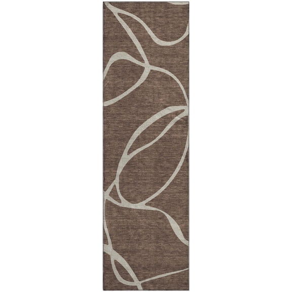 Dalyn Rugs Premium Machine Washable Mayfield AMF999 Brown 2'3" x 7'6" Runner Rug