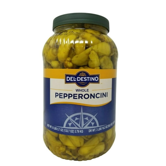 Del Destino Whole Pepperoncini Net 8.35 LB