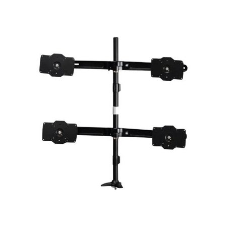 UPC: 0650177303086 | Amer AMR4P32 – Stand – for 4 LCD displays – steel  aluminum alloy – screen size: 24 -32