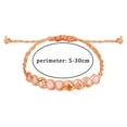 2packs Bracelets,Handwoven Wax String Bracelet Bohemian Style Creative