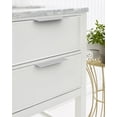 thumbnail image 2 of Amerock Streamline II 6 inch (152mm) Length Polished Chrome Cabinet Finger Edge Pull, 10 Pack, 2 of 4
