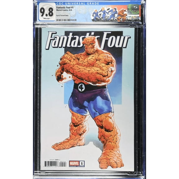 Fantastic Four 1 CGC Universal Series 9.8 Custom Fantastic Four Label Jerome Opena Variant Cover