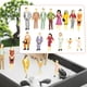 thumbnail image 4 of Conjunto de 14 piezas de figuras en miniatura, personas en miniatura, figuras, adornos, accesorios. 76 mm, 4 of 9