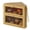 Natural, variant on BGTREND Double Layer Bamboo Bread Box for Kitchen Countertop, Spacious Wooden Corner Bread Storage Container, Under Cabinet Organizer (Black, Medium)