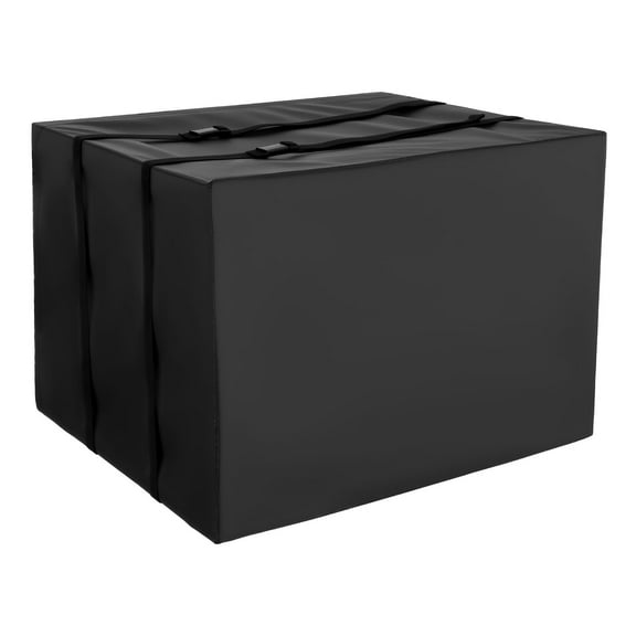 VEVOR Air Conditioner Cover, 20.87 x 15.75 x 14.96 inch Ac Cover for Air Conditioning Unit, Double-Layer, Waterproof Polyester Fabric, Adjustable Shoulder Strap, Universal Size for Outdoor Outside