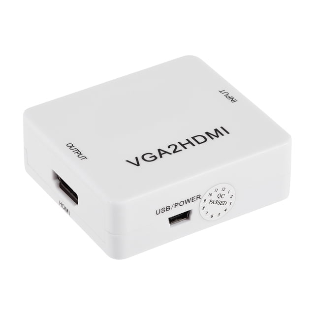Adaptador Mini Vga A, VGA2HDMI Para PC Portátil, Convertidor Bnc Vga, Convertidor 1080P Para DVD, Proyector HDTV