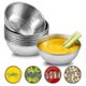 thumbnail image 2 of 8 Pack Stainless Steel Soy Sauce Dishes,Dipping Bowls, Mini Prep Bowls Pinch Bowls, Individual Saucers Bowl 26-27s, 2 of 5