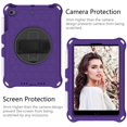 thumbnail image 5 of iPad mini Case with Shoulder Strap For Kids, Dteck 360 Rotating Kickstand Hand Strap Heavy Duty Shockproof Case Silicone Protective Cover for iPad mini 1 2 3 4 5 7.9 inch, Purple+Black, 5 of 6