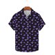 thumbnail image 2 of Ceisia Fashion Unisex Men Women Casual Short Sleeve Printed Turndown Collar Button Gift Shirt, 2 of 5