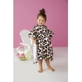 thumbnail image 2 of Mud Pie Poncho para niño pequeño Leopardo rosa 2T-5T, 2 of 3