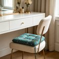 thumbnail image 4 of XINGAG Seat Cushion, Boho Chair Cushion for Dining Chairs, Square Chair Pad with Fixing Ties, Non Decorative Seat Pad for Indoor Dining Kitchen Household Chairs, 4 of 6