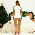 thumbnail image 5 of FDGIU Festive Christmas Pajama Set, Women's Printed Long Sleeve Pjs, Cozy Holiday Loungewear, 5 of 5
