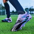 thumbnail image 5 of Yiomxhi Soccer Cleats for Men Younth Adult Lightweight Football Shoes with Ankle Support, Breathable Outdoor Turf Cleats for Training and Matches, Long Studs and Short Studs, 5 of 7
