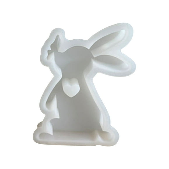 TopLLC Kissing Butterflys Rabbits Mould Rabbits Ornament Gypsum Mould Aromatherapy Wax Mould The Pendant