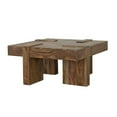thumbnail image 4 of Samira Square Solid Wood Coffee Table Natural Sheesham, 4 of 13