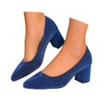 thumbnail image 3 of Win s Way Women's Sequin Pointed Toe Heel Pumps Dressy Glitter High Heels Party Shoes, 3 of 9