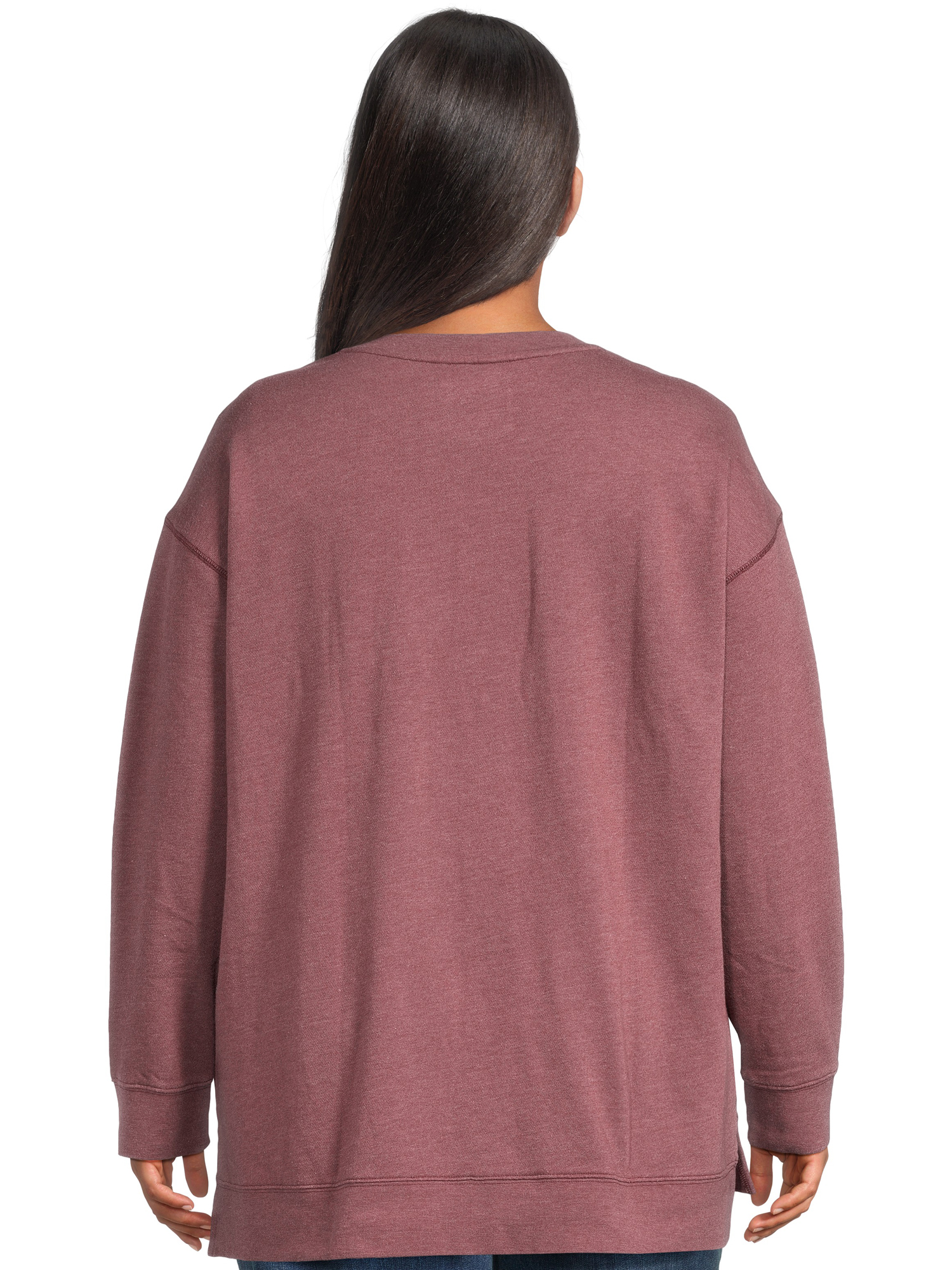 Terra & Sky Women's Plus Size Sweatshirt, 2-Pack
