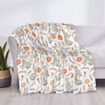 thumbnail image 3 of Naloa Flower Rabbit Flannel Blankets - Thick and Warm Blanket for Winter, Soft Fuzzy Plush King Blanket for All Seasons40"x30", 3 of 6