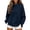 T-Navy fall sweatshirts for women, variant on DIOAZUD Oversized Mock Neck Sweatshirt for Women Fall Casual Long Sleeve Side Split Pullover Top Solid Color Oversized Sweatshirt Gray S-XXL