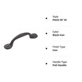 thumbnail image 2 of Hickory Hardware P3001-BI-10B 3 Po Raffiné Rustique Centre à Centre Pull&44; Fer Noir - Pack de 10, 2 of 8