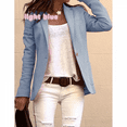 thumbnail image 5 of Aozrynl Women's Long Sleeves Slimming Business Blazer Open Front Formal Work Coats Long Sleeved Small Suit,, 5 of 6