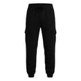 thumbnail image 7 of Yungyresw Fall Joggers Pants For Men Drawstring Waist Warming Tapered Athletic Trousers Soft Comfortable Casual Cargo Pants Black XXXL, 7 of 7