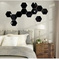 thumbnail image 2 of BNNG Hexagon Mirror for Wall Stickers Removable Acrylic Mirror Setting Honeycomb Wall Sticker Decal Decor for Home Art Room Living Bedroom Decoration, 2 of 4