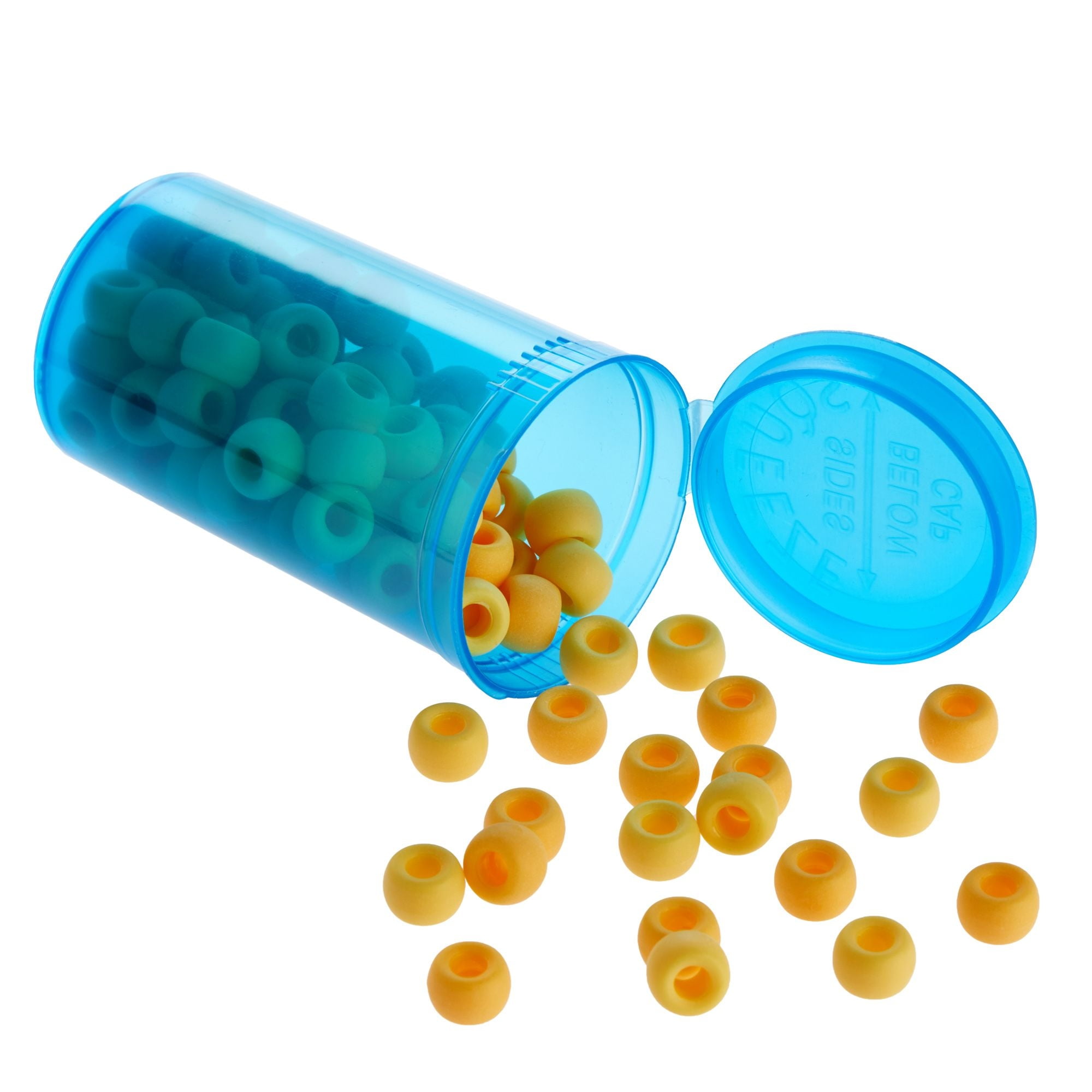 20 Pack Empty Pill Bottles with Pop Top Caps, 30 Dram Medicine