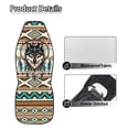 thumbnail image 6 of Uorisanigo Aztec Wolf Car Seat Covers, Car Front Seat Cushion Auto Seat Cover Protector Automotive Interior Protection Fit Most Vehicle Cars Sedan Truck SUV Van, 2 Pack, 6 of 7
