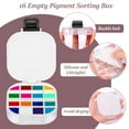 thumbnail image 4 of JTWEB Airtight Paint Palette with Lid 16 Wells Travel Paint Palette with Folding Paint Brush Washing Bucket Multifunctional Paint Palette Box for Home Traveling, 4 of 10
