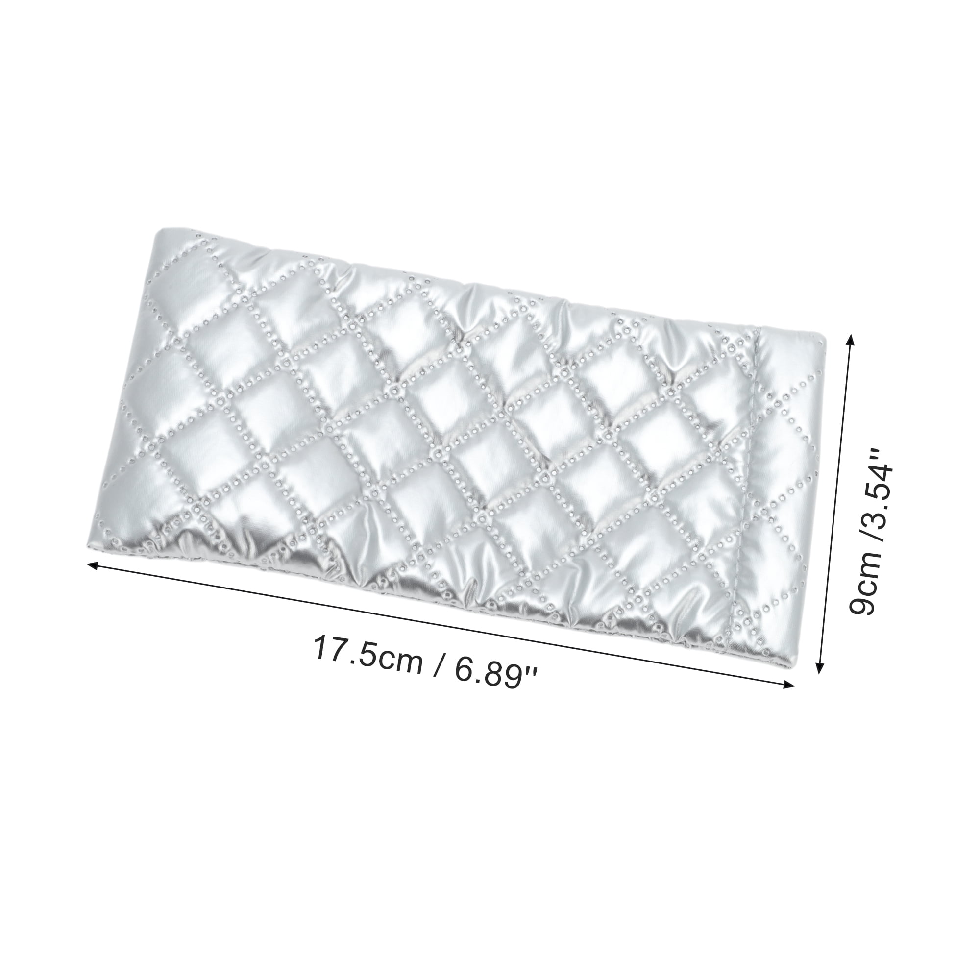 Unique Bargains Portable Eyeglasses Bag Eyeglasses Storage 1 Pc Silver