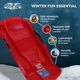 thumbnail image 2 of Flexible Flyer Winter Heat Snow Sled w/ Steering & Brakes for Kids & Adults, 2 of 9